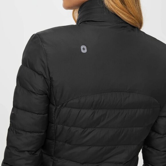 Figs On-Shift Packable Puffer Jacket in Black, Size Medium - Picture 8 of 12
